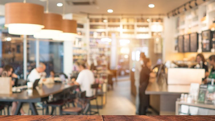 Coffee shop blur background