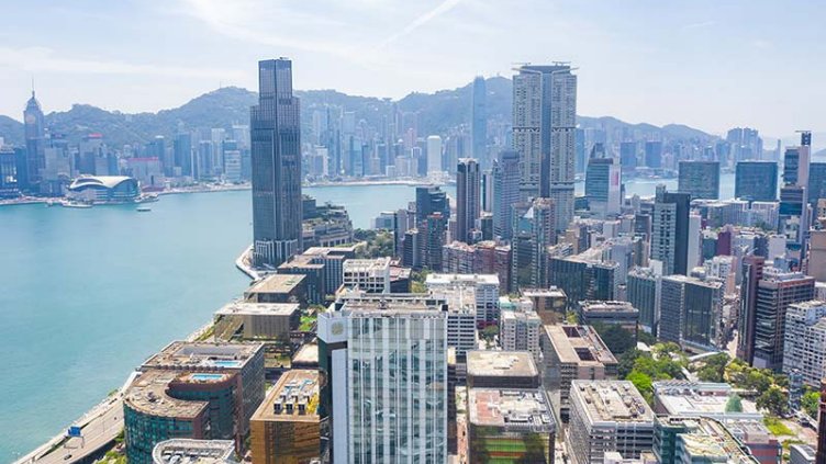 City aerial view