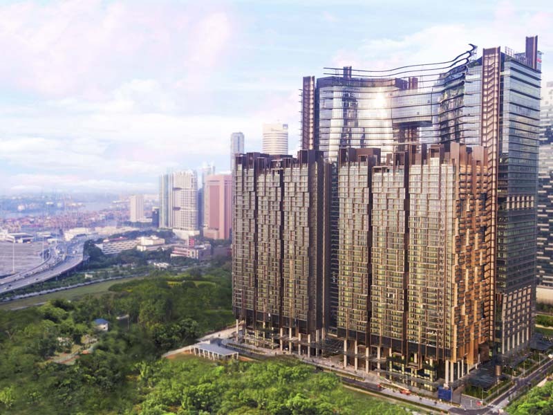 View of real estate buildings