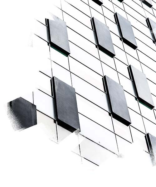 Background abstract view of office glass building