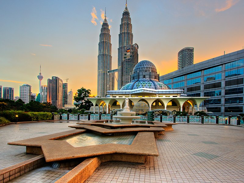 Masjid Asy-Syakirin KLCC in Kuala Lumpur, Malaysia