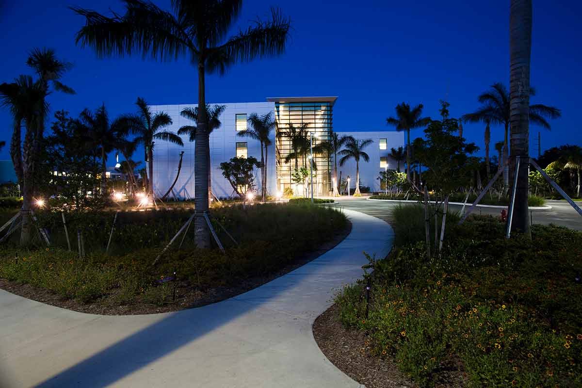Max Planck Florida Institute Night view