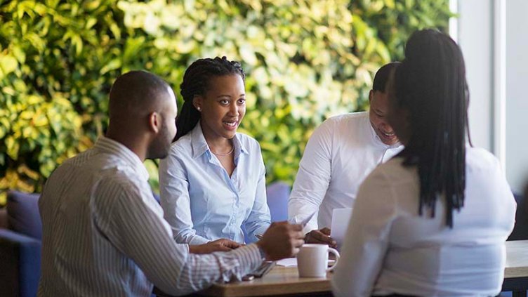 Office collaboration, workplace