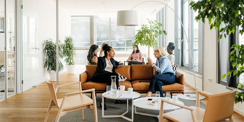 Women having a business meeting