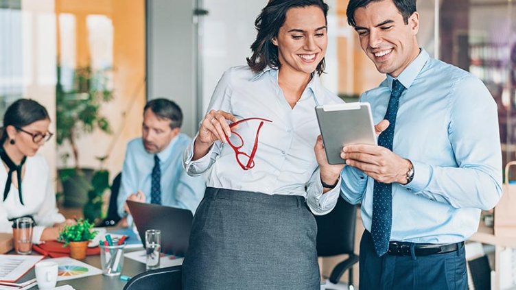 Office collaboration, workplace